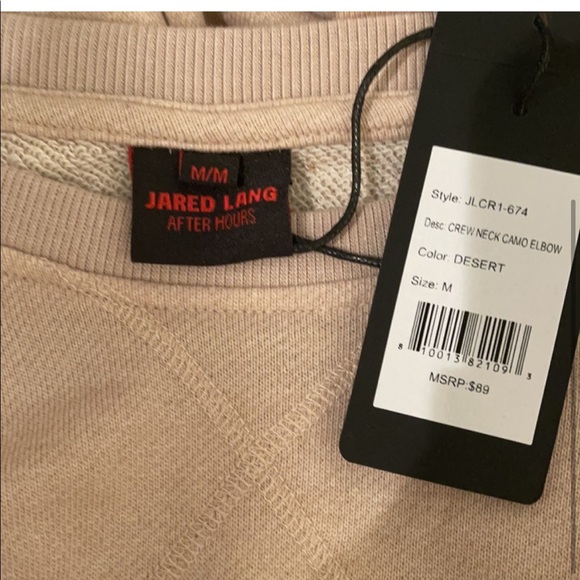 NWOT Jared Lang crew neck sweater - Picture 3 of 3
